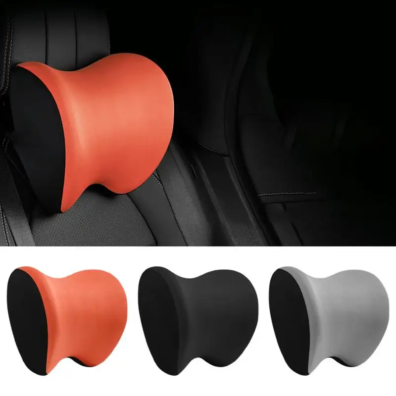 For Refer To Description Car Seat Neck Pillow Sleeping Car Pillow Breathable Travel Car Pillow Elastic Comfortable Headrest