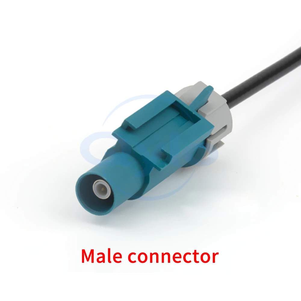 FAKRA Waterproof F-Type Male/Female Cable RG174/1.5DS IP67 Waterproof Automotive 360-Degree Panoramic Camera Cable (1 pcs)