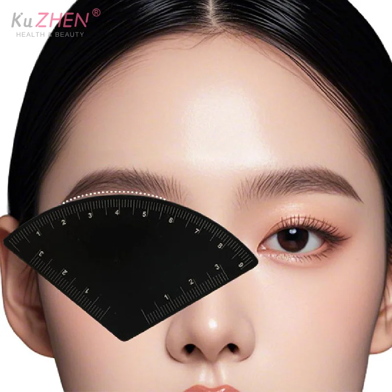 تشكيل دائم ماكياج الرسم دليل حاكم لوازم الوشم إعادة استخدام الرسم السريع الحاجب تصميم حاكم Microblading أداة رسم الخرائط