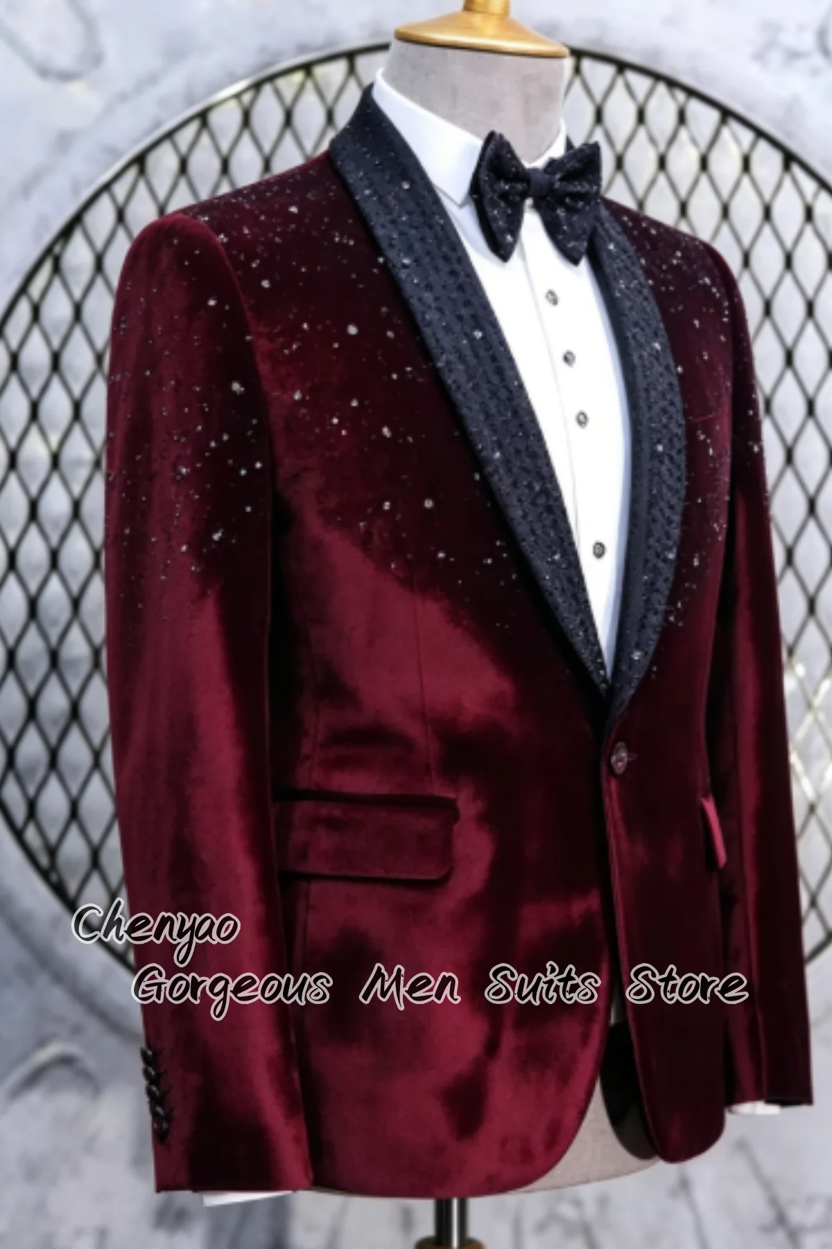 Eleganckie, aksamitne, luksuso – Men'S Grooming Jacket recenzja i cena