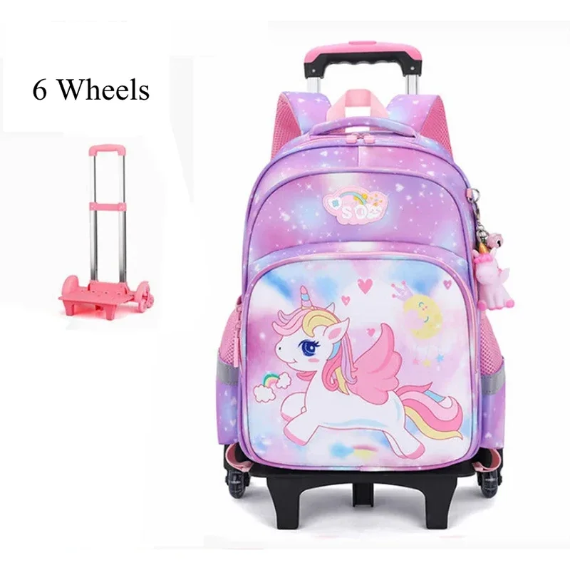 School Trolley Bag for girls kids School Rolling backpack School Wheeled backpack Bag School bags with wheels Trolley Satchel