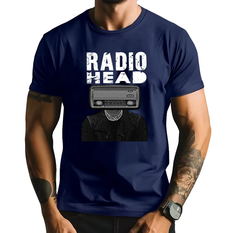 

Футболка Homme летняя Radiohead, рок-группа, постер, Thom Yorke (ZINK WHITE NATURAL KHAKI) куртка хорватская кожаная футболка унисекс