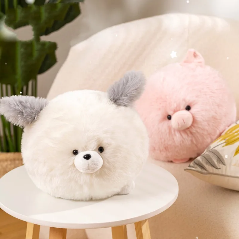 

Cute Chubby Pig Plush Toys Fluffy Dog Stuffed Animals Plushies Dolls Soft Throw Pillow Home Decoration Girlfriend birthday Gifts