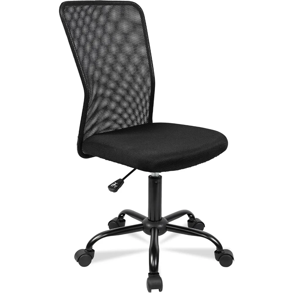 T-LoVendo Silla de Oficina o Escritorio ergonómico. Reposabrazos pecados. Juvenil pecado Brazos. Tela Transpirable. con Ruedas.