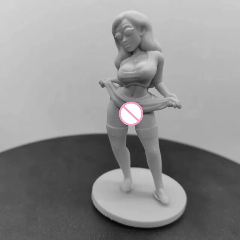 Kit de figurines en résine pour fille coquine, jouet non peint, échelle 1/24