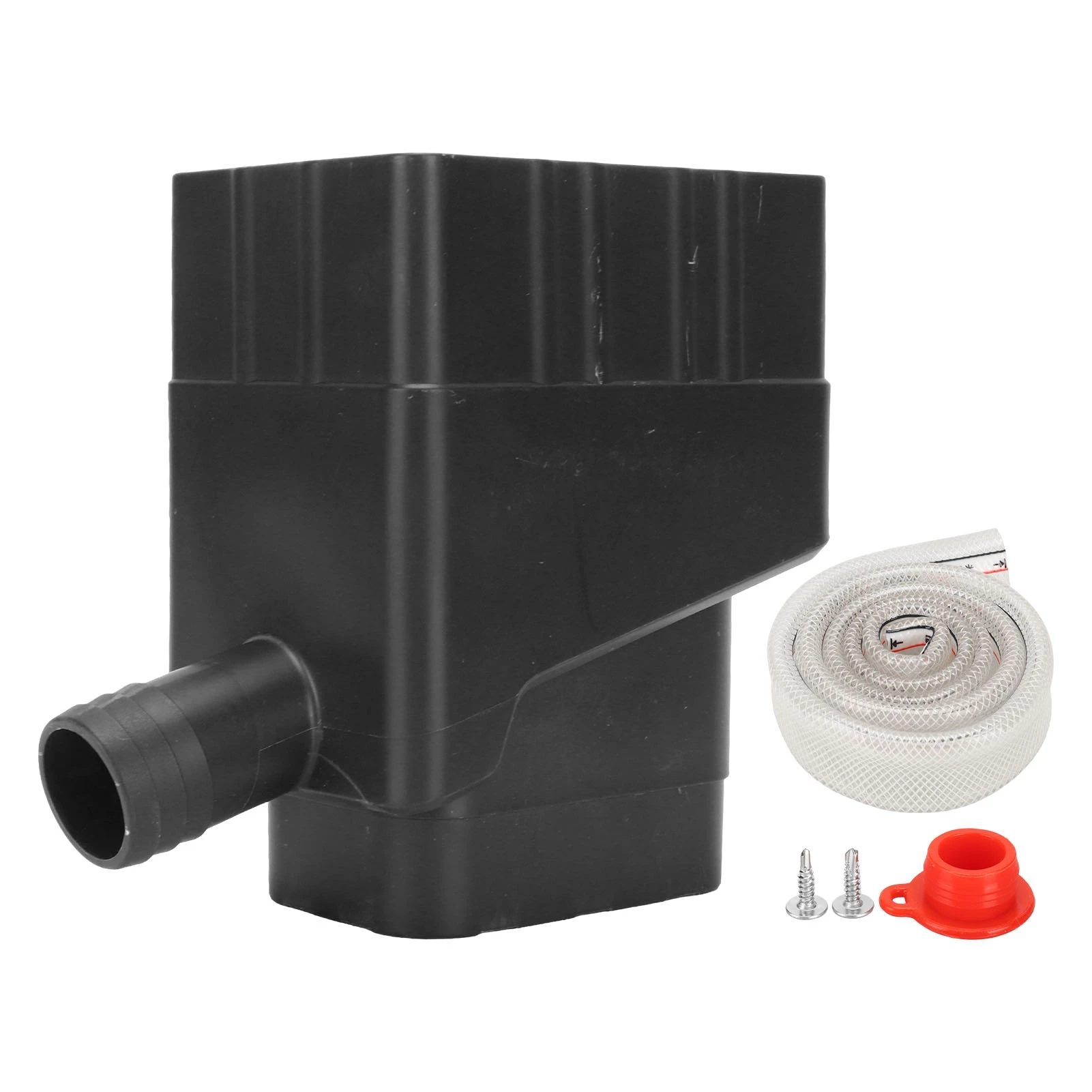 Rainwater Collection System Standard Downspout Water Diverter Connector System with 40 Inch Hose for Lawn Garden