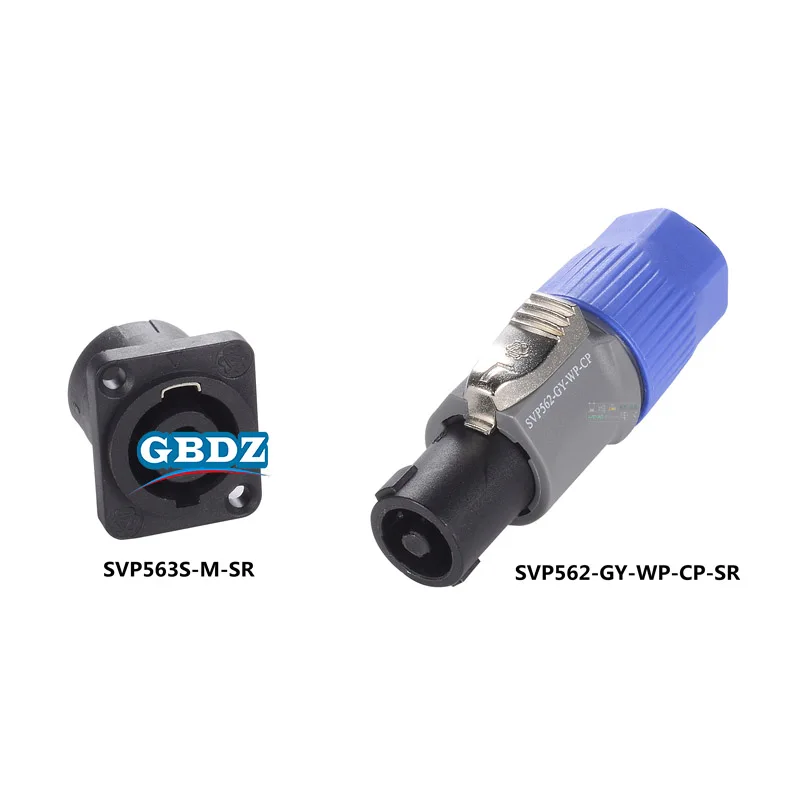 

SREXACT waterproof 4 Pin Speaker Plug 8 Pin Speaker Wire Plug Loudspeaker Cable Connector Base Docking Speaker Wire Plug