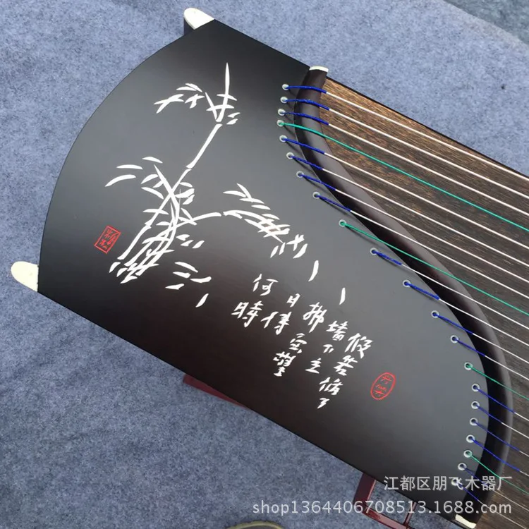 Hot-selling imitation mahogany lettering professional guzheng, teaching guzheng citara instrumento musical guqin