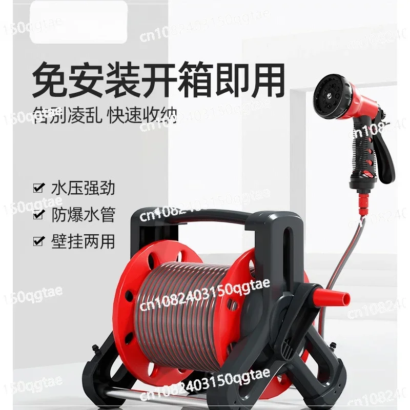 Household Sprinkler Car Washing Electric Water Pipe Truck Hose, High-pressure Concentrated Tap Water Quadruple Pipe Coiler