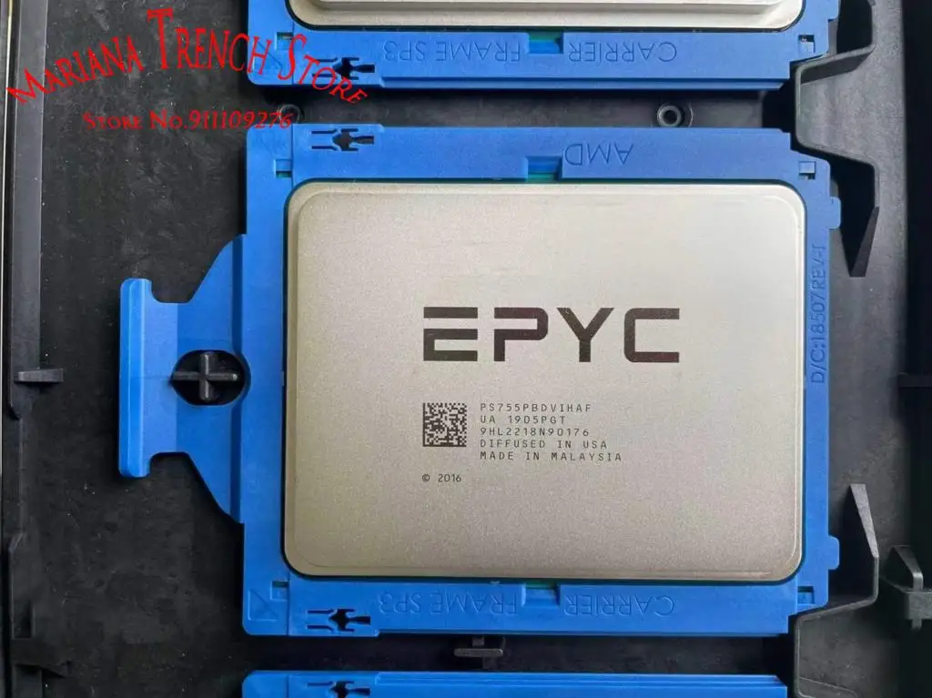 Processor for EPYC 7551P  32 Cores 64 Threads Base Clock 2.0GHz Max.Boost Clock Up to 3.0GHz L3 Cache 64MB Default TDP 180W