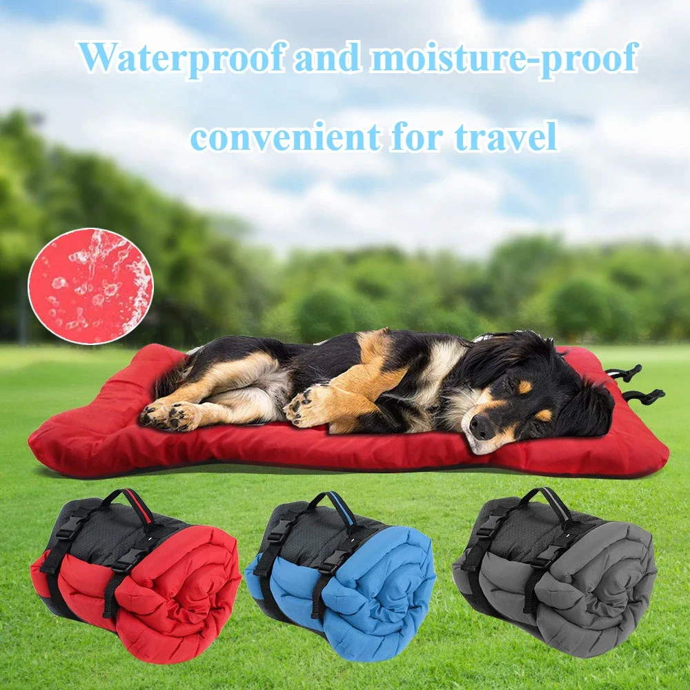 

1PC Pet Supplies Outdoor Camping Waterproof Anti Slip Pet Bed Dog Cushion Dog Bed M/L Size Dog Beds for Camping캠핑 휴대용 방수 반려동물 침대