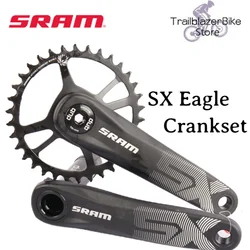SRAM SX Eagle Crankset 12 Speed 12V DUB 34T 32T 170mm 175mm Boost 3mm 6mm Offset Steel Chainring BB Bicycle accessories