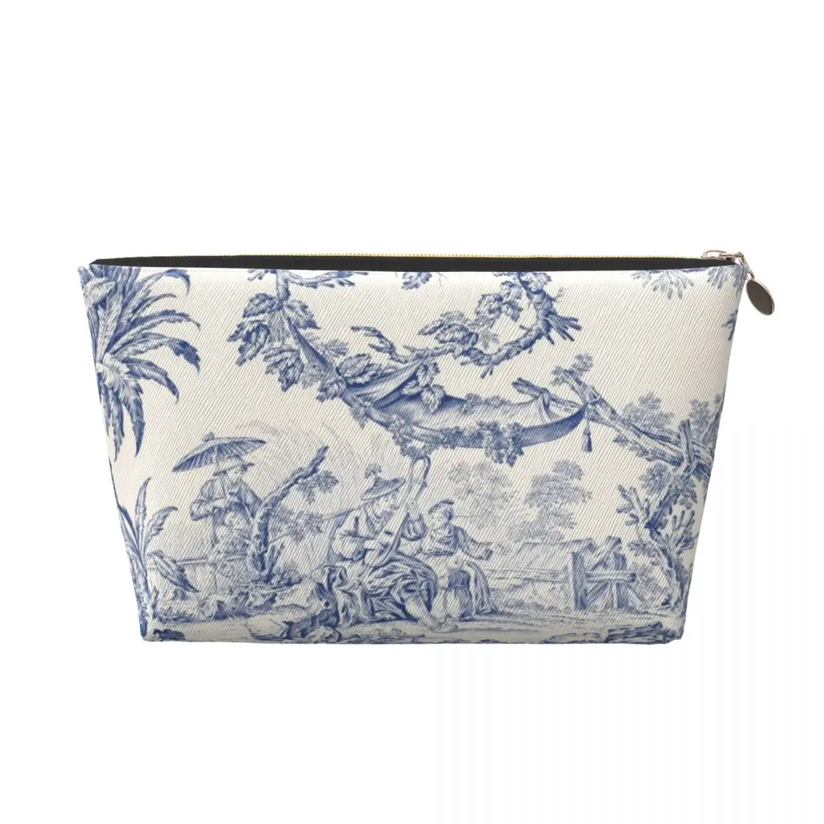 

Изысканная и стильная кожаная монохромная пейзажная эскизная модная дорожная сумка для ухода за волосами и косметичка, портативная для использования