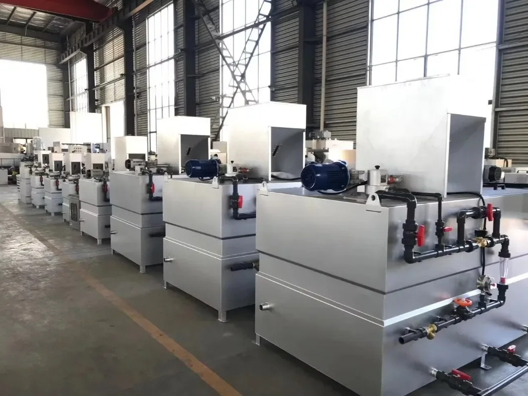 Polymer Mixing tank Flocculent Mixer Equipment Dissolving Machine in Wastewater Treatment Industry view 2