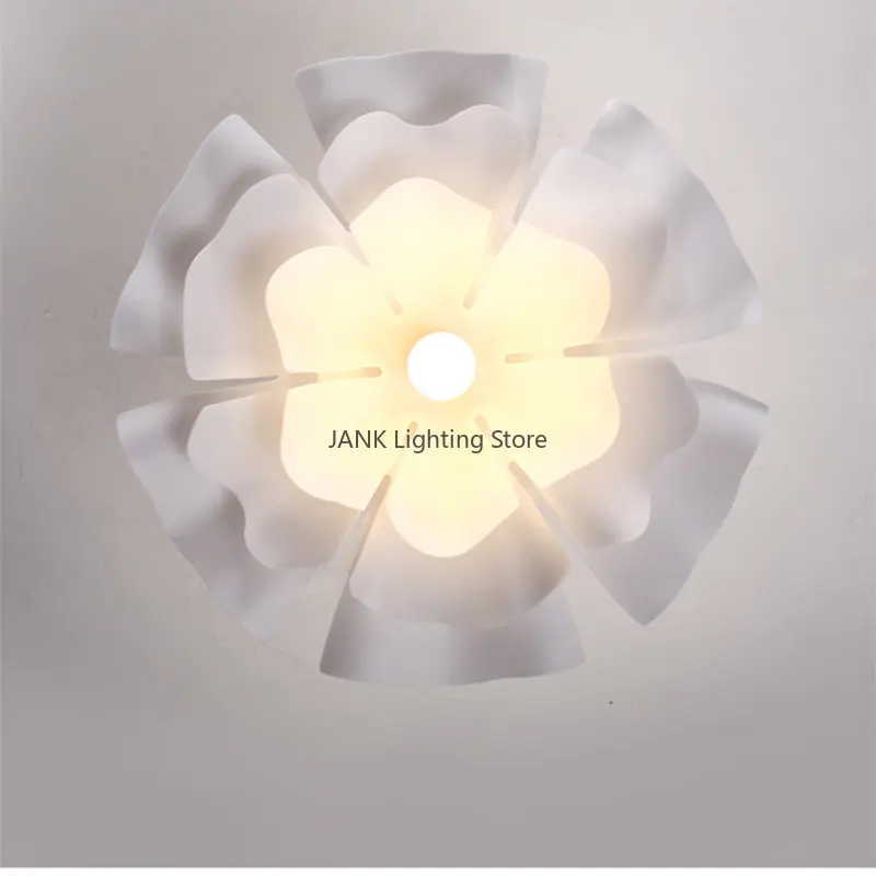 Creative Design of Multi-layer Acrylic Flower Chandelier Dining Room Bedroom Suspension Lamp Indoor Decoration LED Pendant Light