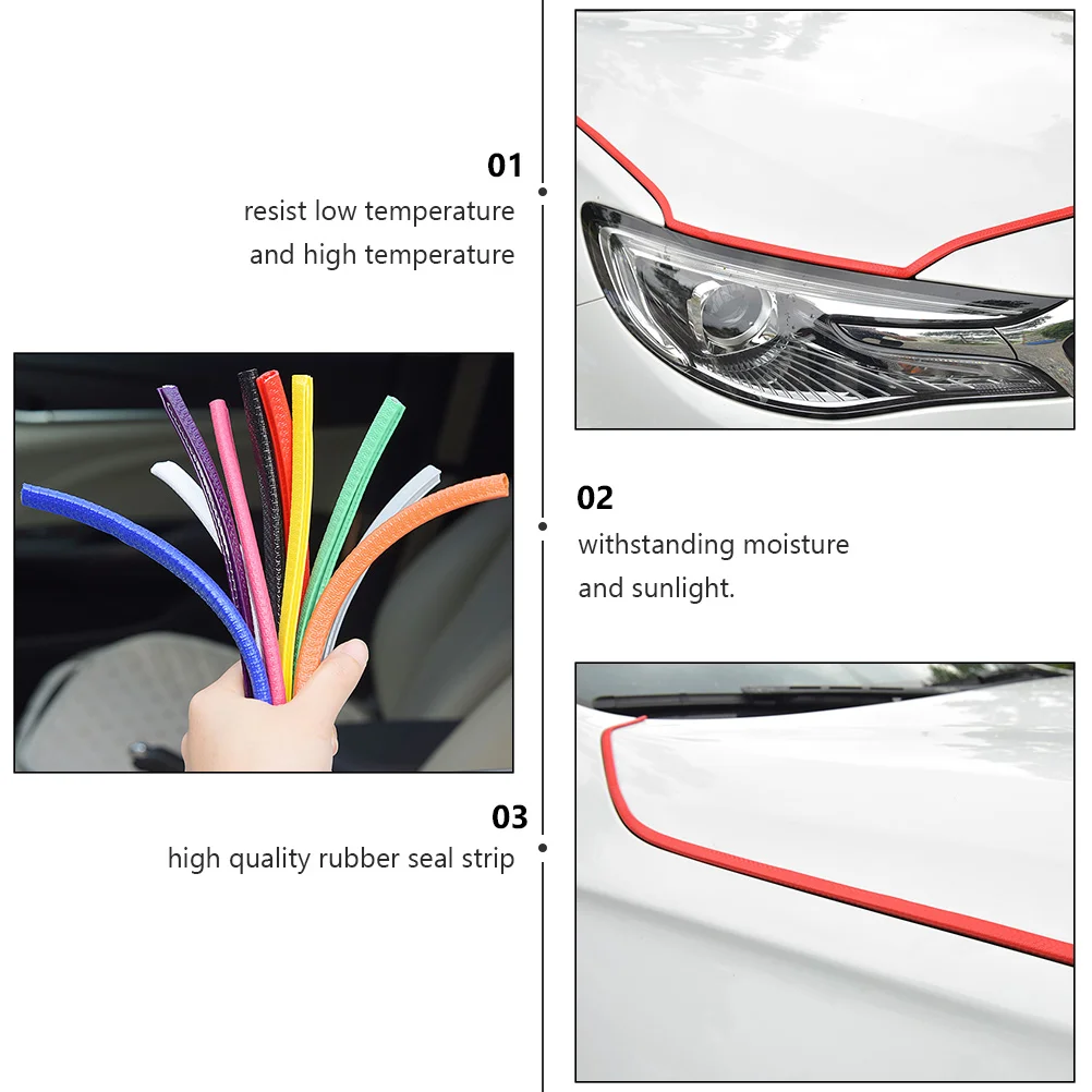 Door Handles Anti-scratch Strip Car Accessories Trim Sticker Protector Guard Seal Strips Guards Baby