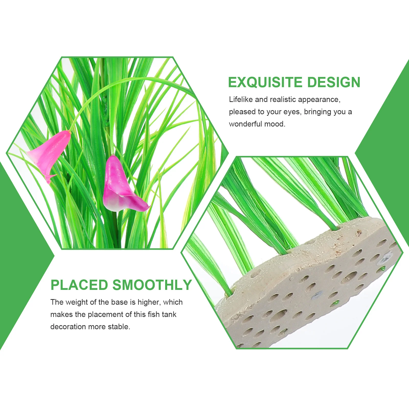 

Faux Plant Fish Tank Plants Fishtank Decoration Ornament Decorative Aquarium Green Decorations for Landscape