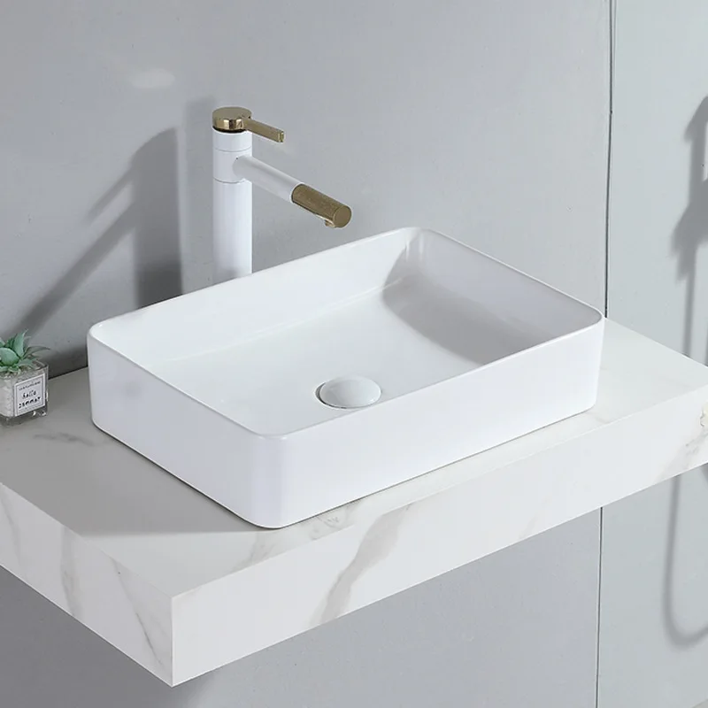 Stone pattern bathroom wall-mounted integrated wash basin wash table rock slab balcony wash table bathroom countertop