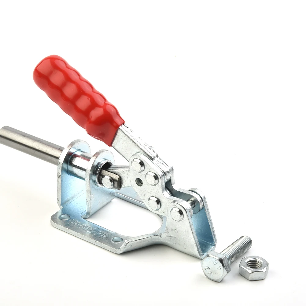 GH-302-FM 136 Kg Toggle Clamp Quick Release Push Pull Action Vertical Hardware Type Clamps Hand Tool Woodworking Clamps