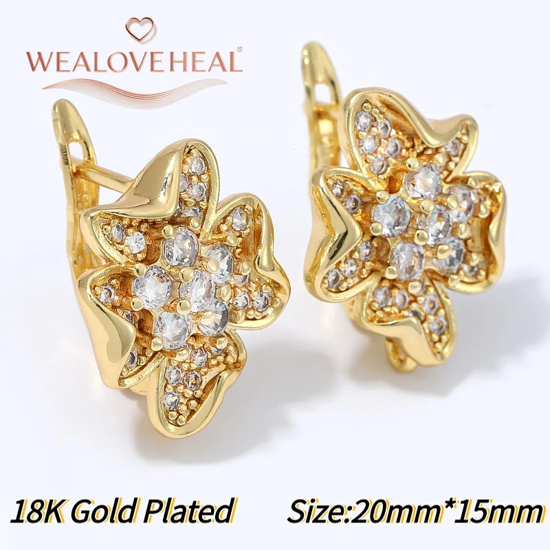 schmuckherstellung zubehör, 1 Paar 18K vergoldete Messing-Ohrringhaken mit rechteckigem Hebelverschluss, Baguette-Zirkonia-Mikropavé, offener Schlaufen-Anhänger für die Ohrringherstellung – Detail 23