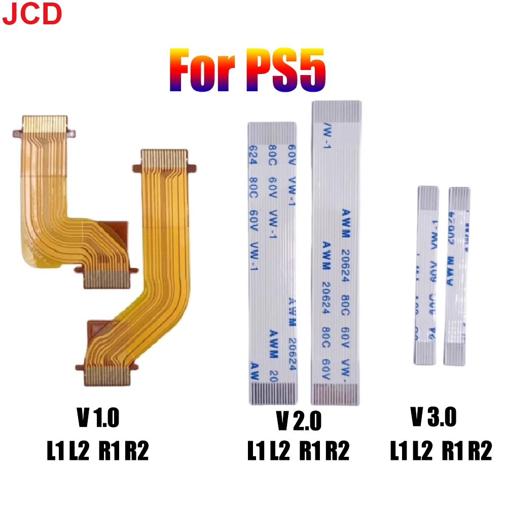 

JCD For PS5 Game Handle L R Connection Cable L2R2 L1R1 Button Ribbon Cable Left And Right Shoulder Keys V1.0 2.0 3.0 Connection