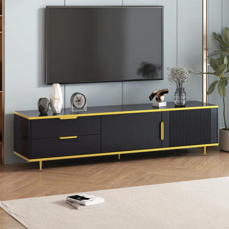 Modern TV Stand for 65+ Inch TV, Entertainment Center TV Media Console Table,with 2 Drawers and 2 Cabinets, TV Console Cabinet