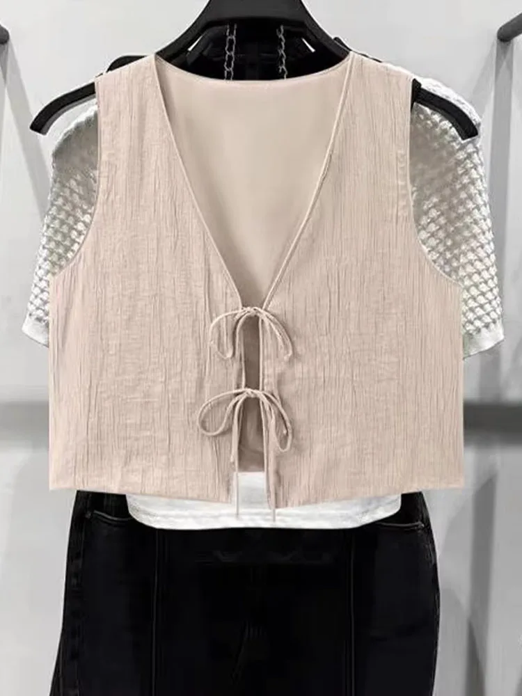 2024 الصيف النساء التنانير مجموعة أكمام الخامس الرقبة الدانتيل يصل سترة ضئيلة مطوي تنورة طويلة فضفاضة غير رسمية أنيقة عطلة الشاطئ