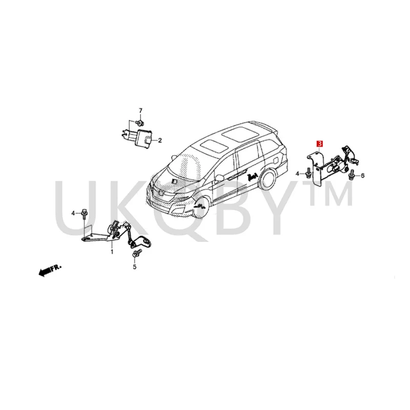 33146-T6A-J01 33136-T6A-J01 Suitable for Ho nd a El ys io n Od ys se y Headlight adjustable device, body height adjuster