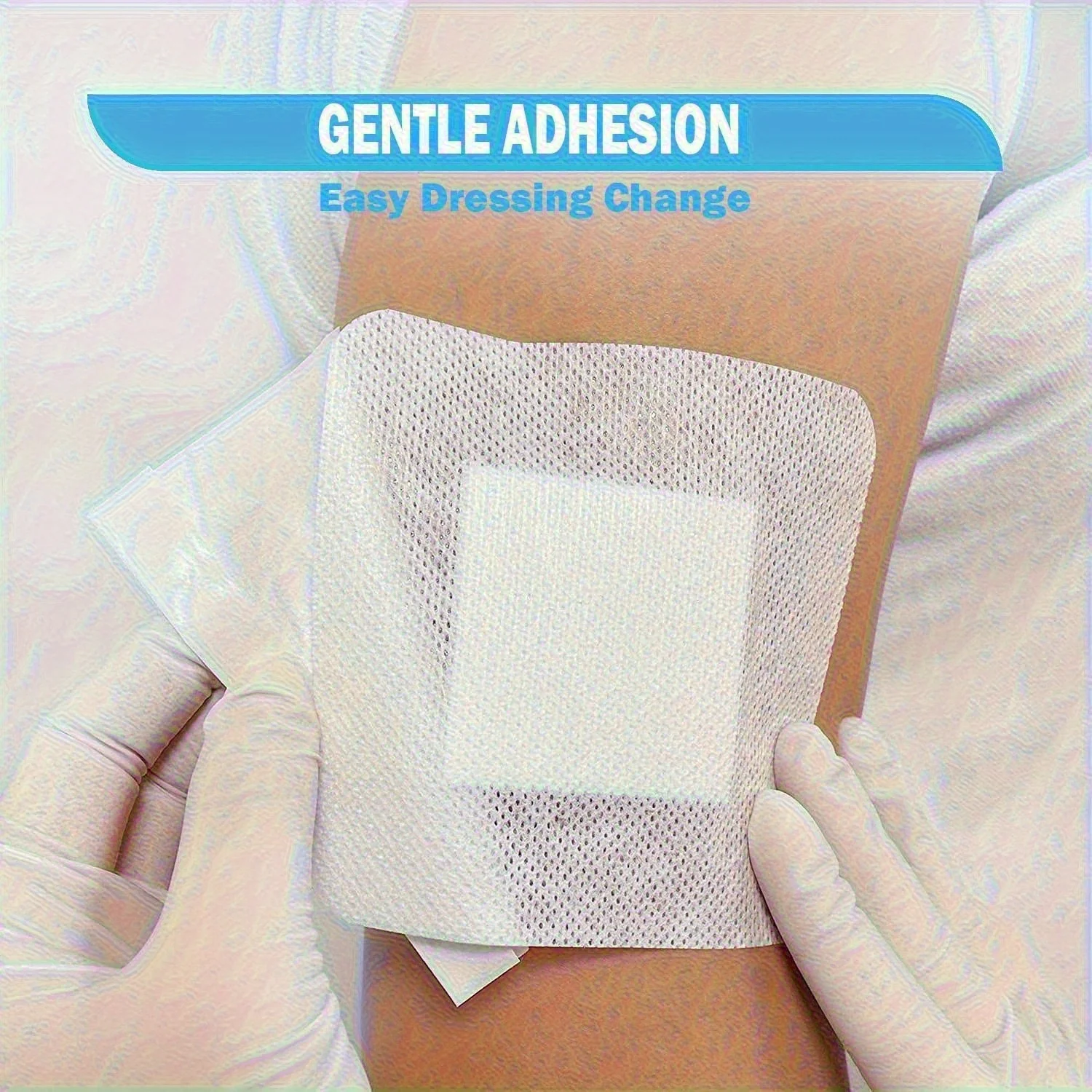 30 pieces of self-adhesive=breathable and anti-seepage gauze pad with elastic transparent edge self-adhesive bandage wrapped