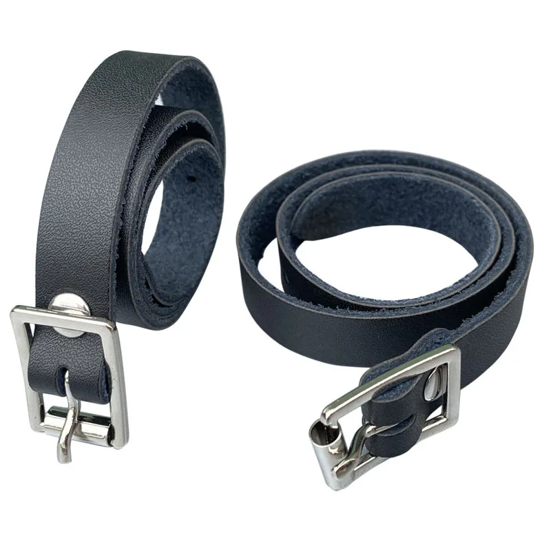 Leather spur belt British extended unisex spur belt Wear-resistant breathable  knight  belt
