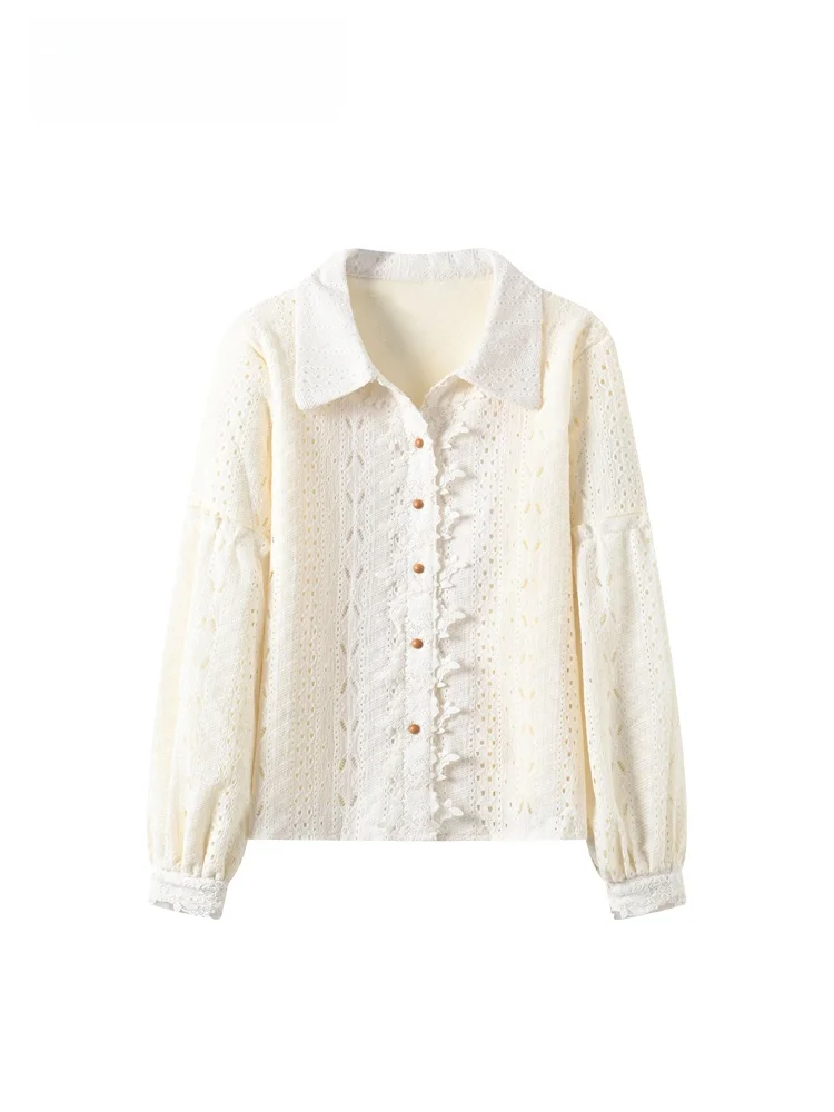 

plus Size Ne Long Sve irt for Women Autumn Winter New Sle Vintage Anti-Aging Top Thiened Polyester Fiber