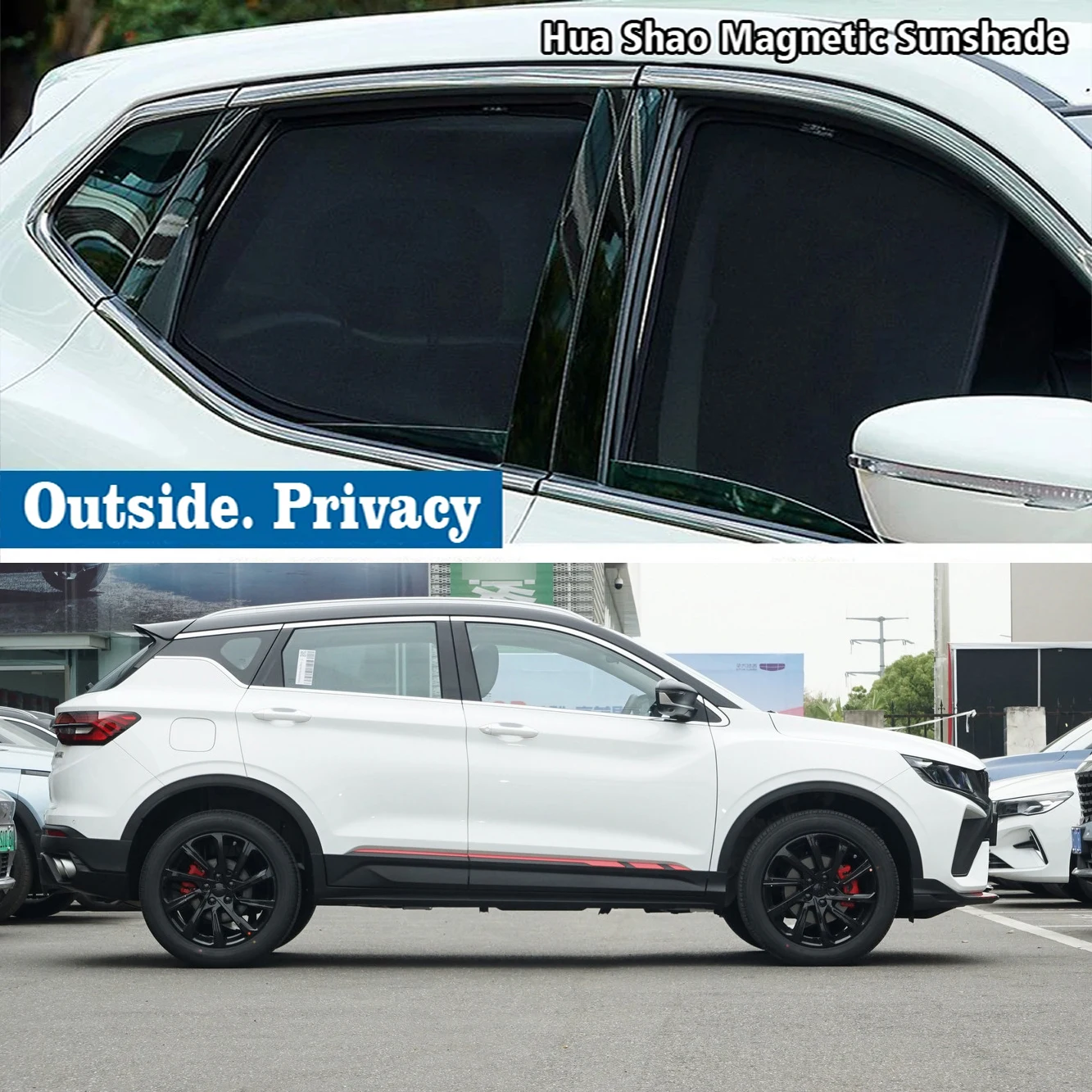 

Magnetic Car Sunshade Shield Front Windshield Frame Curtain Sun Sahde Accessories For Belgee X50 2019 - 2025 2024 2023 2022 2021