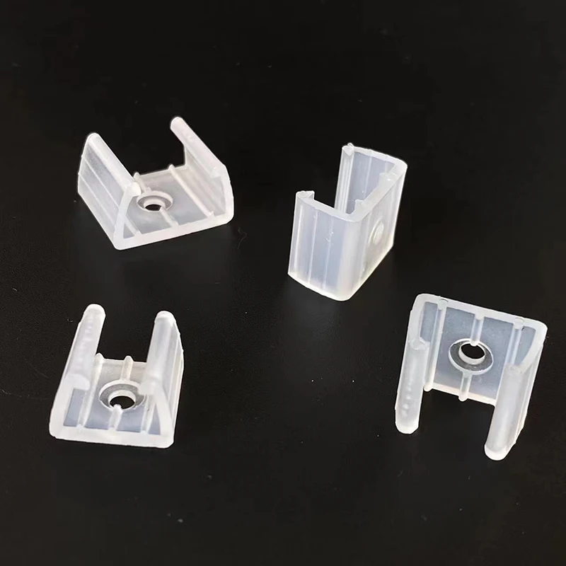 Ceiling Light Strip Special LED Fastening Clip Accessories with Screw,LED Connector Holder Buckle,Plastic Fixed Hard Clips