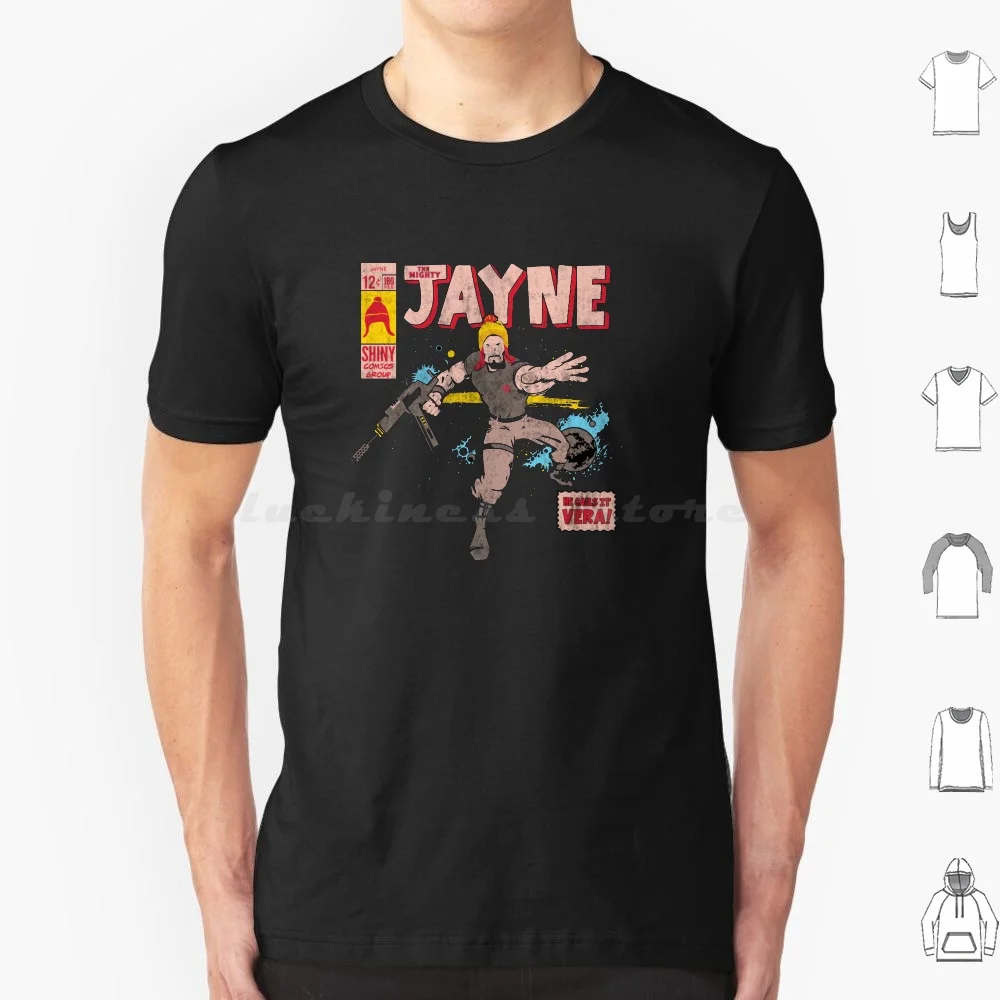 The Mighty Jayne T Shirt Cotton Men Women Diy Print Firefly Serenity Comics Jayne River Vera Adam Baldwin Big Damn Heroes