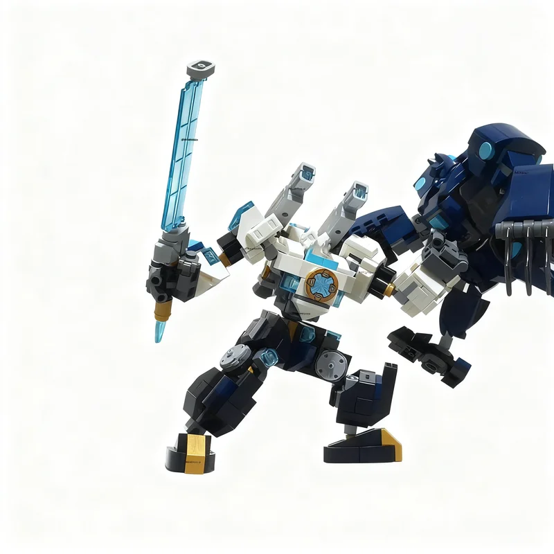 357pcs MOC Zane S Battle Suit Mech 0 Ninjago Model Building Blocks Architecture Christmas Gift DIY Idea Brick Toy Kids Education view 6