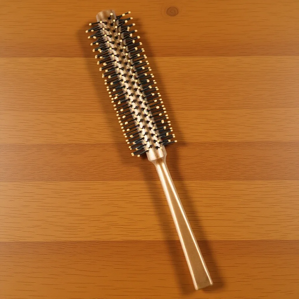 

Круглая роликовая щетка для волос, расческа для сухих волос, компактная дорожная портативная расческа для женщин, расческа в рулоне