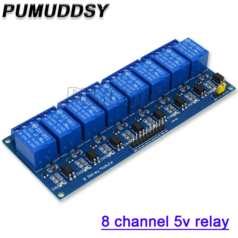 1 2 4 6 8 Channel 5V 12V Relay Module With Optocoupler Relay Output 1 2 4 6 8 Way Relay Module For Arduino