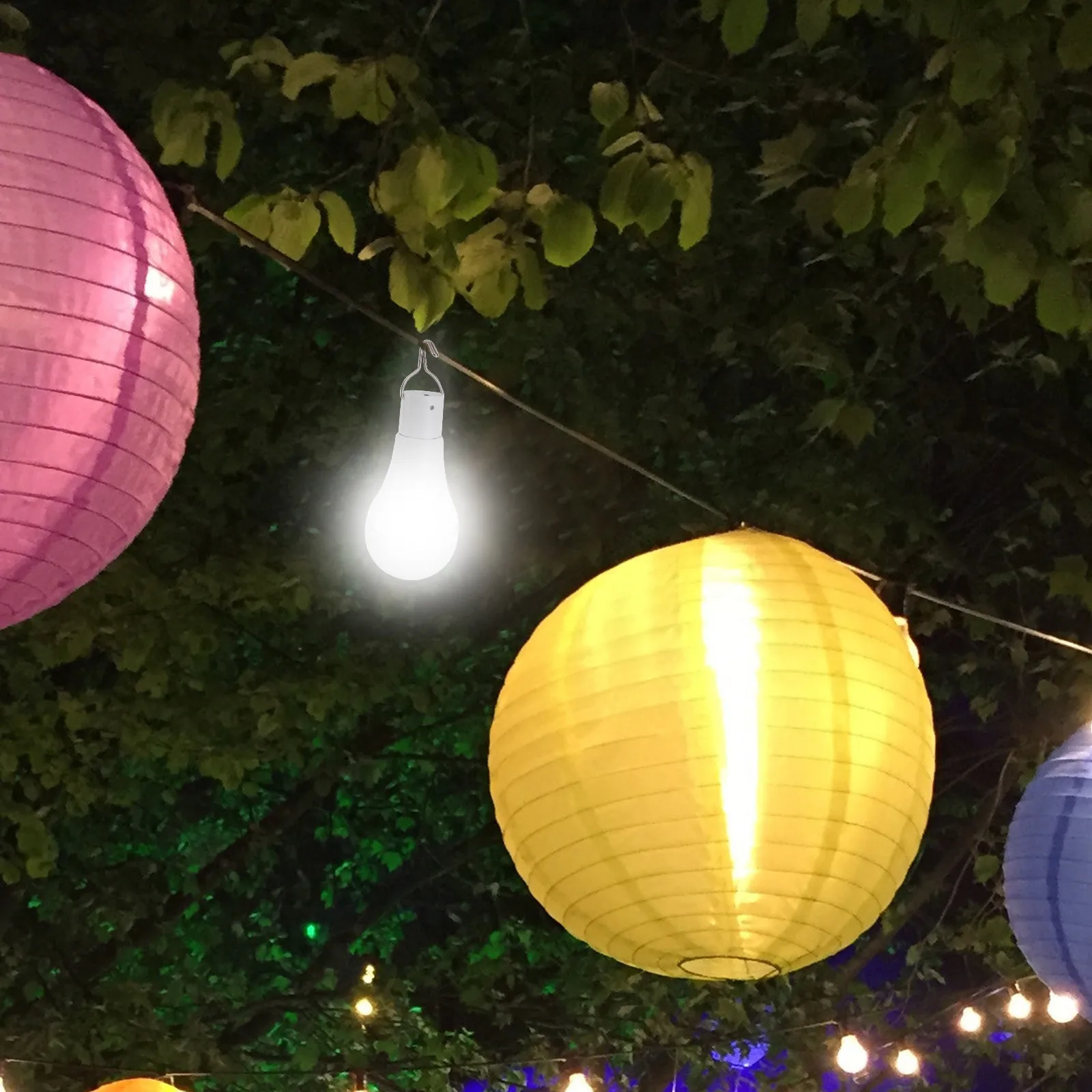 

Emergency Solar LED Light Bulb Portable Outdoor Solar Energy Lamp for Camping Hiking Fishing Trips Outdoor Energy Light Bulbs