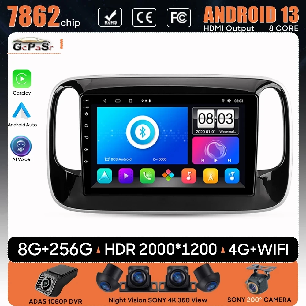 

Car Radio Android 13 For GAC Trumpchi GS3 GE3 2017 - 2021 Navigation GPS Auto Stereo Multimedia Player Screen No 2din BT 5G Wifi