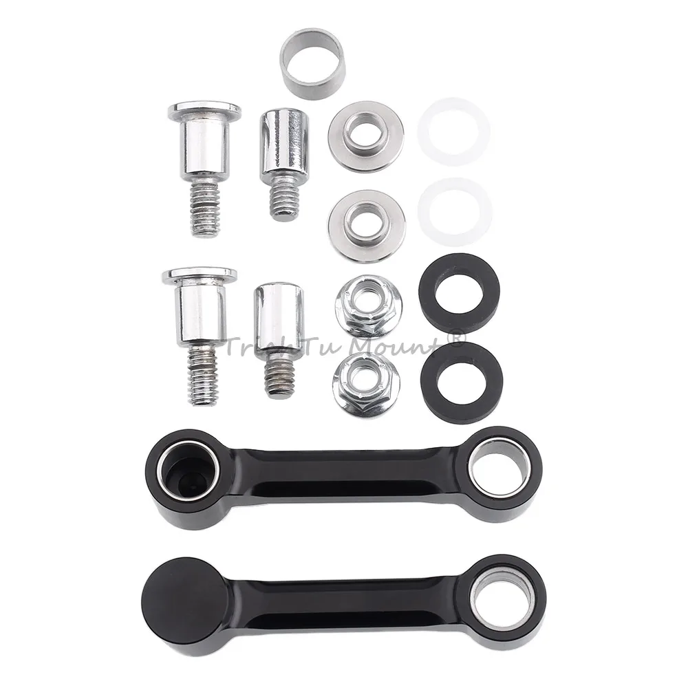 Für Harley Davidson 1993–2006 Softail Springer FXSTS Motorrad schwarze vordere Kotflügelhalterung mit notwendigem Zubehör