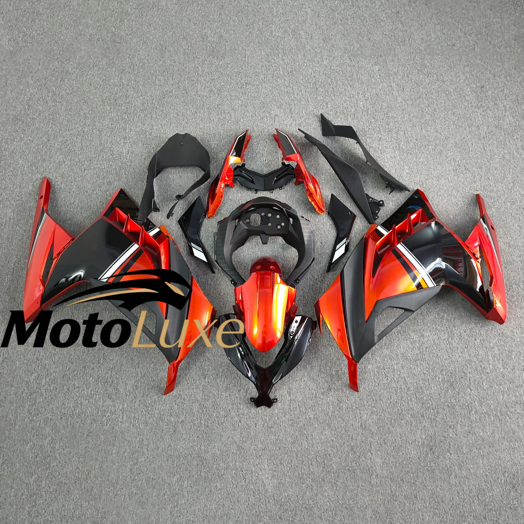Motorcycle Bodywork Fairing Kit For Ninja300 2013-2017 Body Cowl Fairings For Ninja 300 ZX-300 EX-300 2013-2017 Plastic Cover Ac