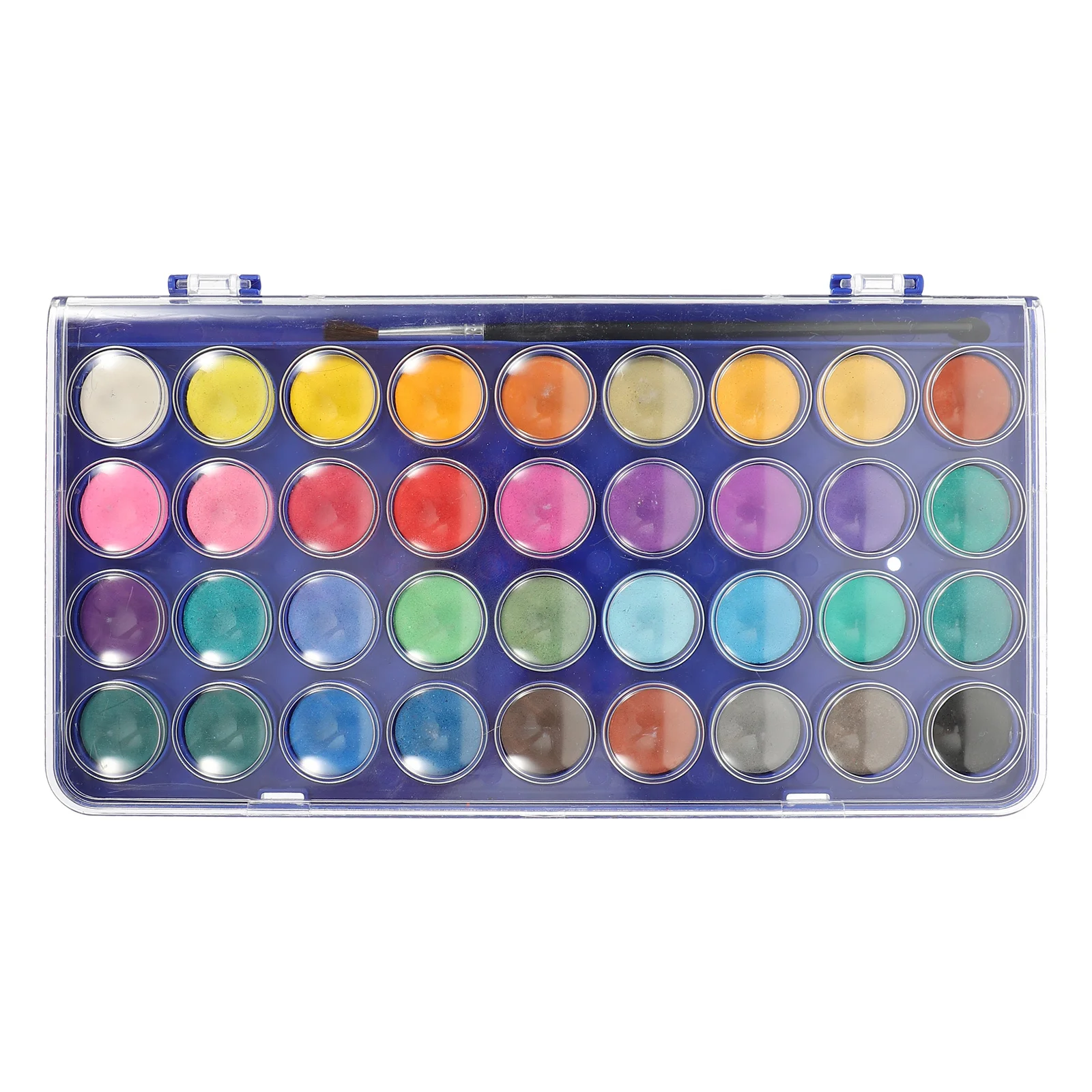 1 مجموعة 1 مجموعة مجموعة الطلاء بالألوان المائية المحمولة السفر المائية عدة للرسم في الهواء الطلق أصباغ اللوحة خفيفة الوزن لوازم الفن #4