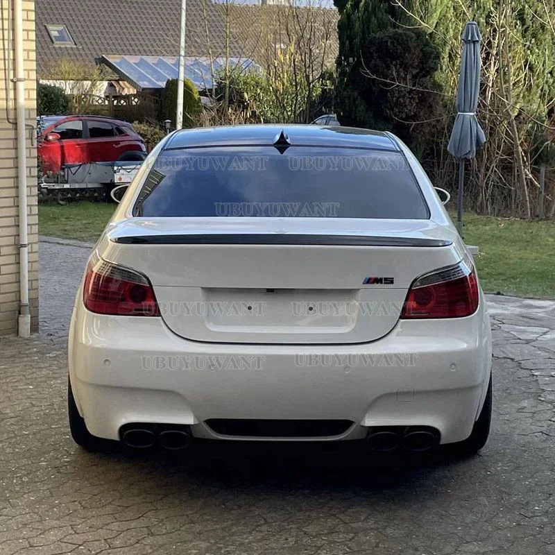 For BMW E60 ROOF Spoiler ABS Material Car Rear Wing Primer Color Rear Spoiler For BMW E60 520i 528i 535i 530i 525i Spoiler