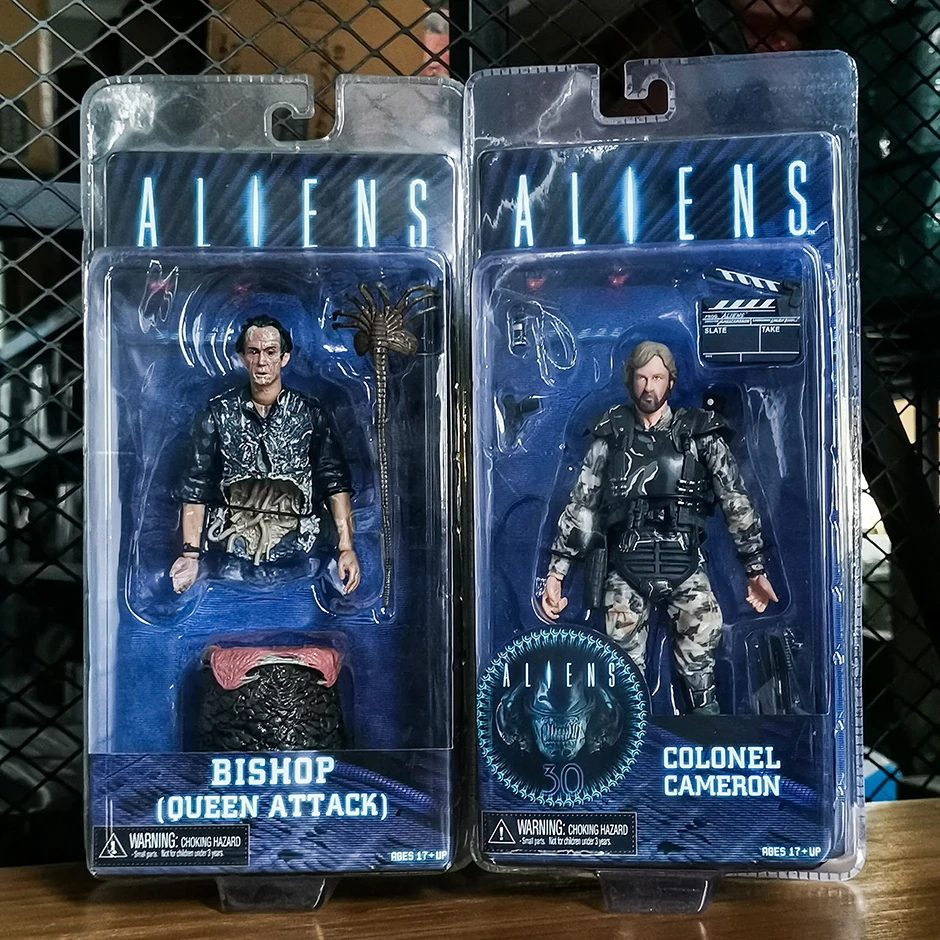 NECA Aliens Xenomorph Warrior Snake Grid Alien Ellen Ripley Collection Action Figure Movie Model Toy