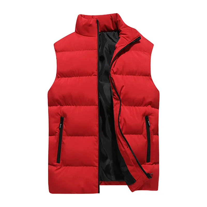 Autumn Winter Fashion Casual Down Vest Simple Solid Color Thin High Trend All Quality Fabric Comfortable Skin Breathable Wear