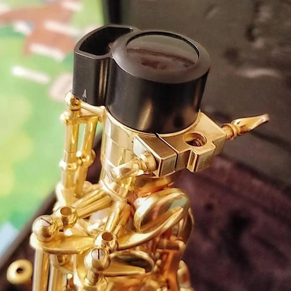 

2 Pcs Saxophone Plug Cap Musical Instrument Soprano End Alto Neck Plastic Saxphone