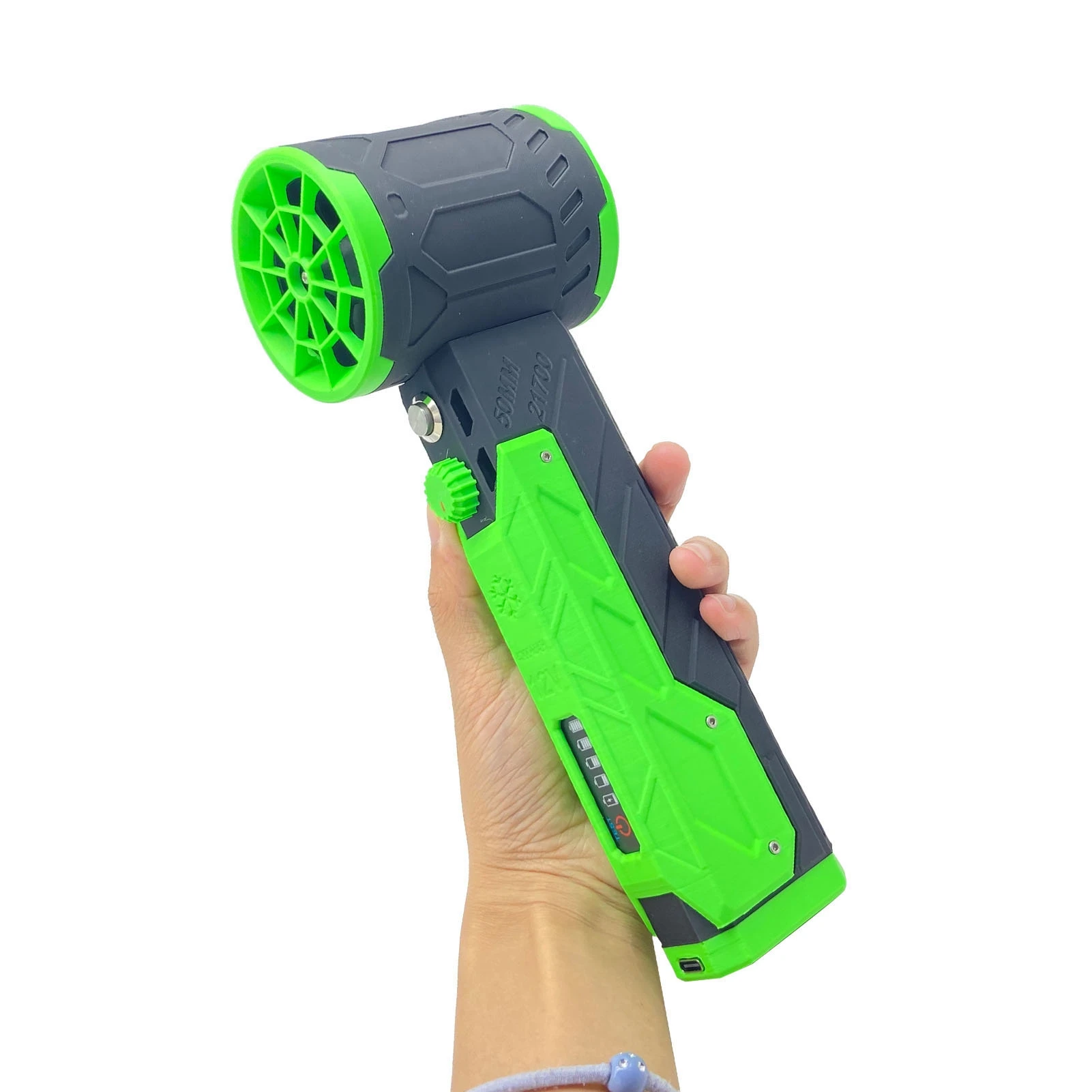 

Портативный воздуходувка Высокоскоростной воздуходувка Сухой вентилятор Высокоскоростной подшипник 12,6 В 40 А Бесщеточный двигатель для удаления снега и пыли