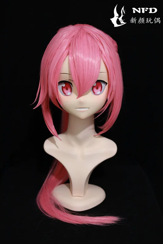 

(Yuuki Yuuna) Full head super sweet female resin crossdressing BJD Doll kig cosplay kigurumi mask