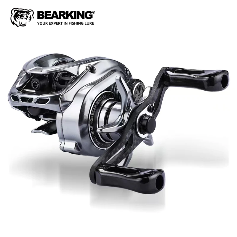 BEARKING Brand New Zeus series 9BB 135g Light Drag System 4Kg Max Power Carbon Fiber 7.1:1 High Speed Ratio Baitcasting Reel