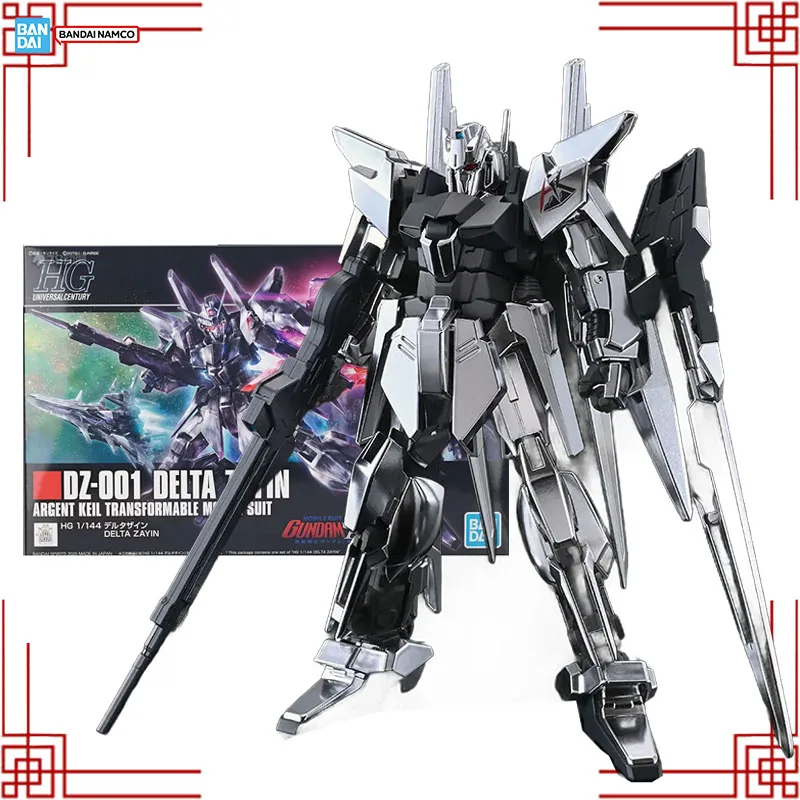 

Bandai Gundam Model Kit Genuine HGUC 1/144 DZ-001 Delta Zayin Anime Action Figure Gunpla Collection Model Toys Birthday Gifts